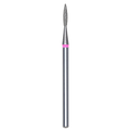 DIAMOND NAIL DRILL BIT, "FLAME", RED, HEAD DIAMETER 1.6/8MM (FA11R016/8) - STALEKS™