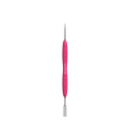 Manicure Pusher With Silicone Handle "Gummy" UNIQ 11 TYPE 1 (Flat Straight Pusher + Ring) PQ-11/1- STALEKS
