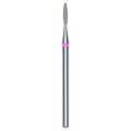 DIAMOND NAIL DRILL BIT, "FLAME", RED, HEAD DIAMETER 1.6/8MM (FA10R016/8) - STALEKS™