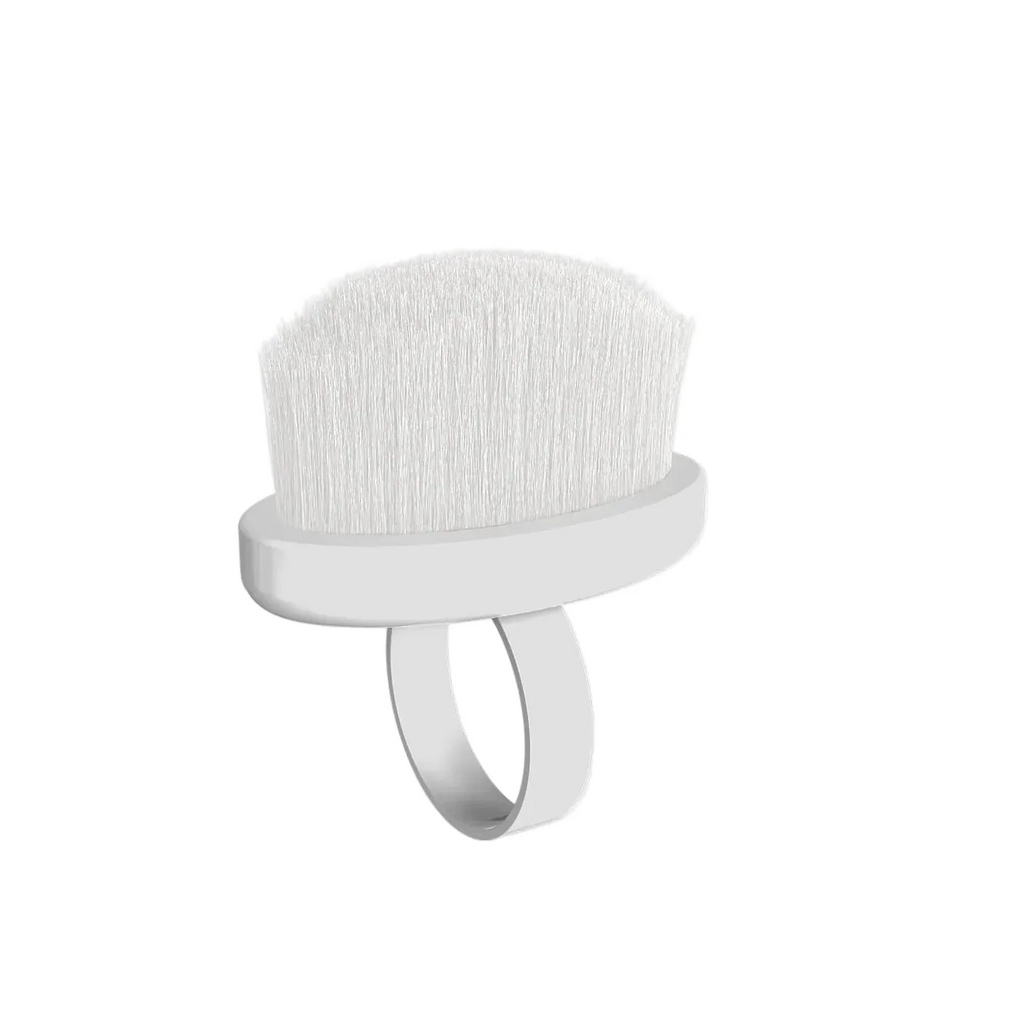 STALEKS - Finger ring manicure brush for dust removal EXPERT 03 mini (10 pcs)- DBE-03-10