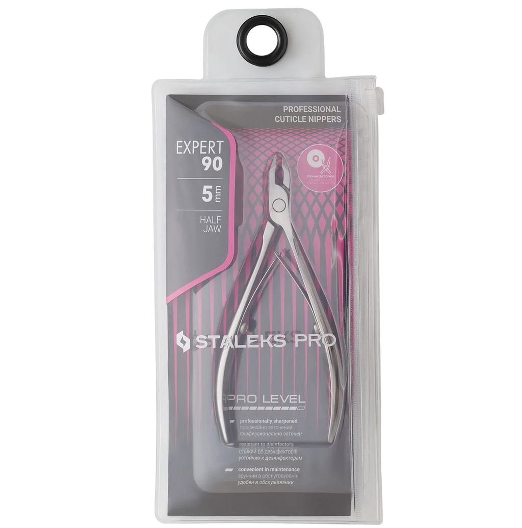 STALEKS Pro Expert 90 Professional Cuticle Nippers 5 mm Ne-90-5