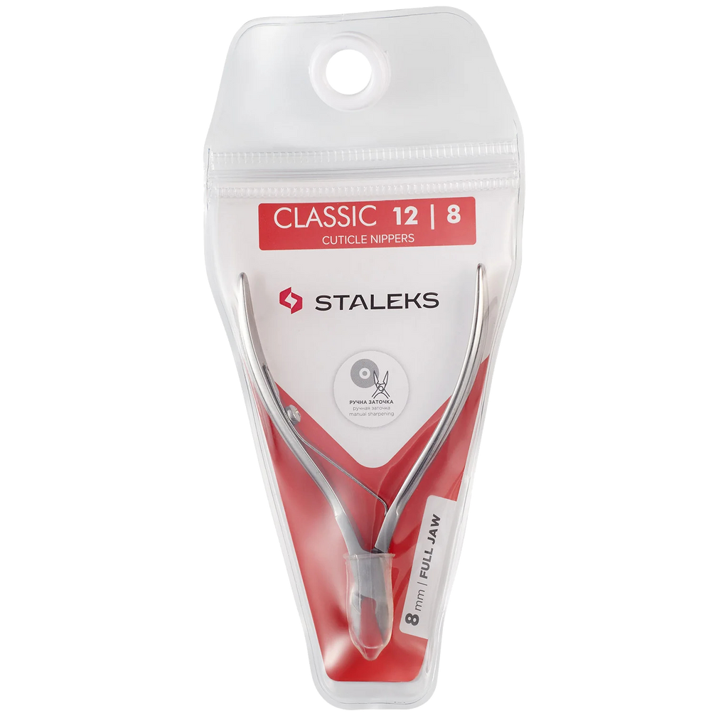 STALEKS CLASSIC 12 CUTICLE NIPPERS 8 MM FULL JAW NC-12-8- STALEKS™