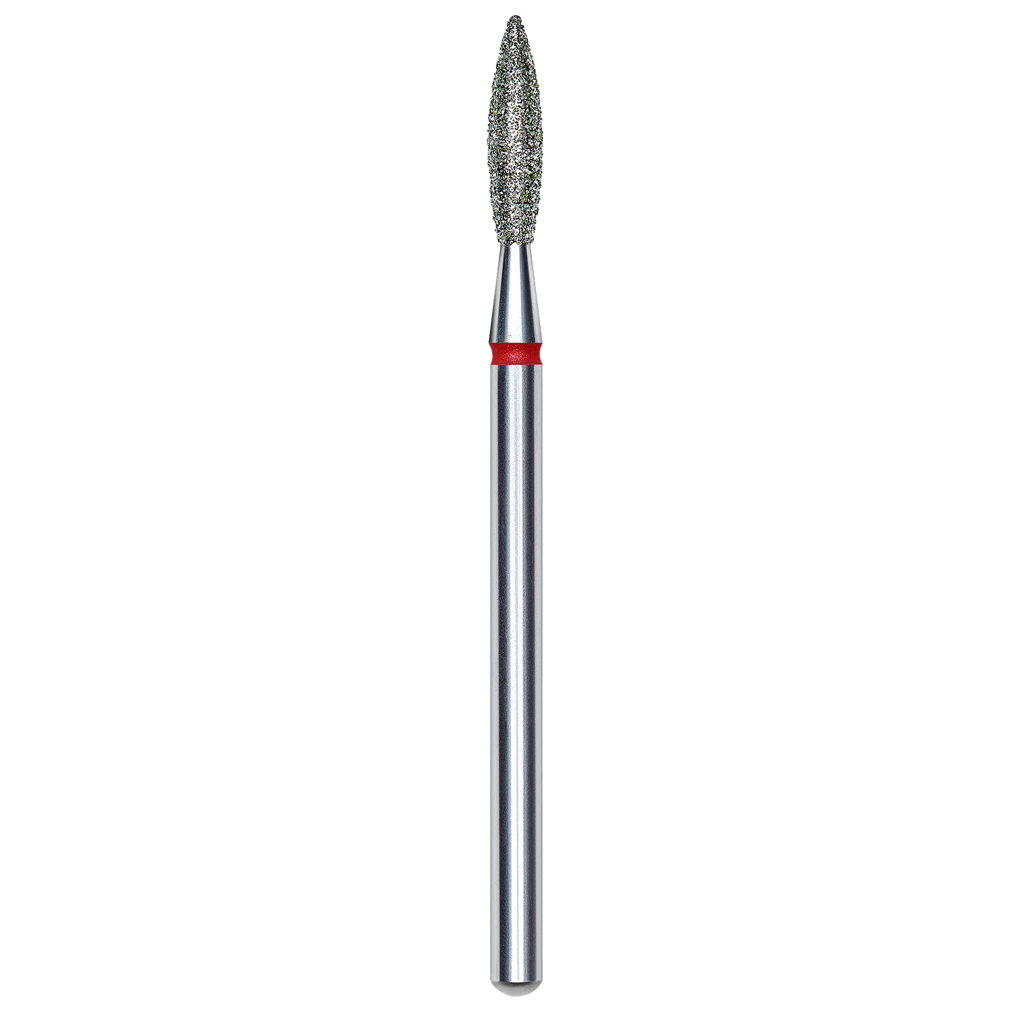 Staleks - Diamond Nail Drill Bit "Flame" Red, 2.3 mm (FA10R023/10)