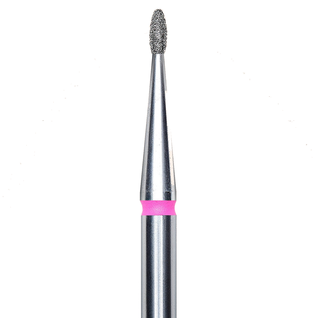 DIAMOND NAIL DRILL BIT, "BUD", RED, HEAD DIAMETER 1.2/3MM (FA50R012/3) - STALEKS™