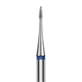 STALEKS - Diamond nail drill bit, "Flame" mini, blue, EXPERT 1/3 mm (FA12B010/3)
