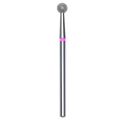 DIAMOND NAIL DRILL BIT, "BALL", RED, HEAD DIAMETER 4MM (FA01R040) - STALEKS™