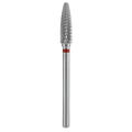 CARBIDE NAIL DRILL BIT, "CORN", RED, HEAD DIAMETER 4/14MM (FT90R040/14) (#208)-STALEKS™