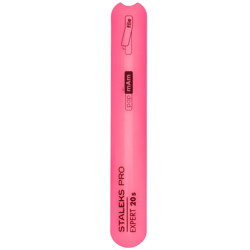 BEVELED STRAIGHT PLASTIC NAIL FILE (BASE)SMALL, SPBE-20s- STALEKS™