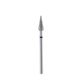 DIAMOND NAIL DRILL BIT, "ROUNDED PEAR", BLUE, HEAD DIAMETER 4/12MM (FA100B040/12) - STALEKS