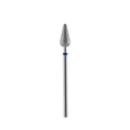DIAMOND NAIL DRILL BIT, "ROUNDED PEAR", BLUE, HEAD DIAMETER 5/12MM (FA101B050/12) - STALEKS