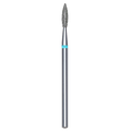 DIAMOND NAIL DRILL BIT, "FLAME", BLUE, HEAD DIAMETER 2.1/8MM (FA11B021/8) - STALEKS™