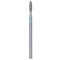 DIAMOND NAIL DRILL BIT, "FLAME", BLUE, HEAD DIAMETER 2.1/8MM (FA10B021/8) - STALEKS™