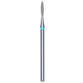DIAMOND NAIL DRILL BIT, "FLAME", BLUE, HEAD DIAMETER 1.6/8MM (FA10B016/8) - STALEKS™