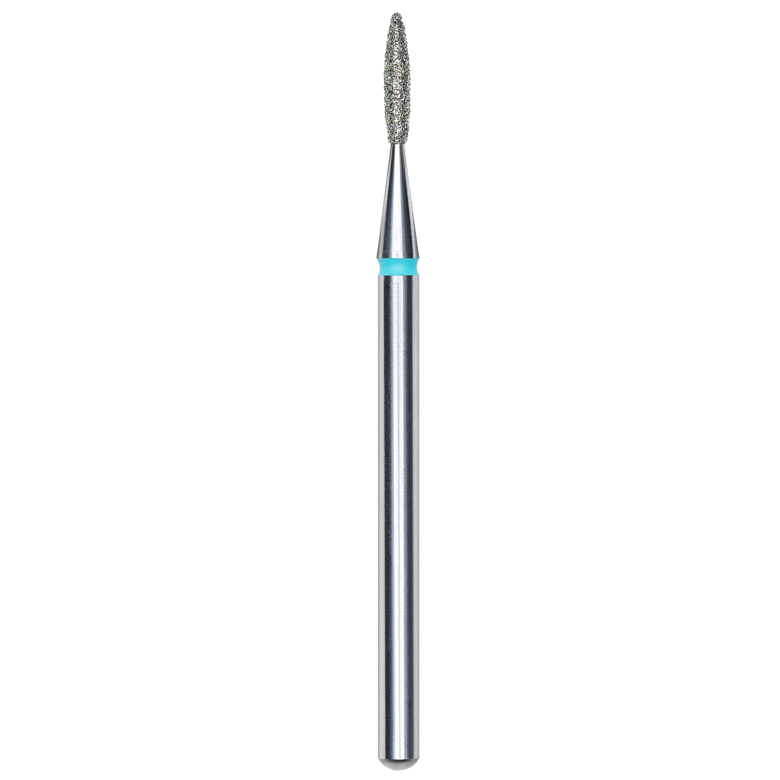 DIAMOND NAIL DRILL BIT, "FLAME", BLUE, HEAD DIAMETER 1.6/8MM (FA10B016/8) - STALEKS™