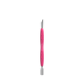 Manicure Pusher With Silicone Handle "Gummy" UNIQ 10 TYPE 2 (Narrow Rounded Pusher + Slanted Pusher) -PQ-10/2- STALEKS
