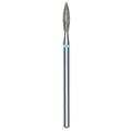 DIAMOND NAIL DRILL BIT, "FLAME", BLUE, HEAD DIAMETER 2.3/10MM (FA10B023/10) - STALEKS™