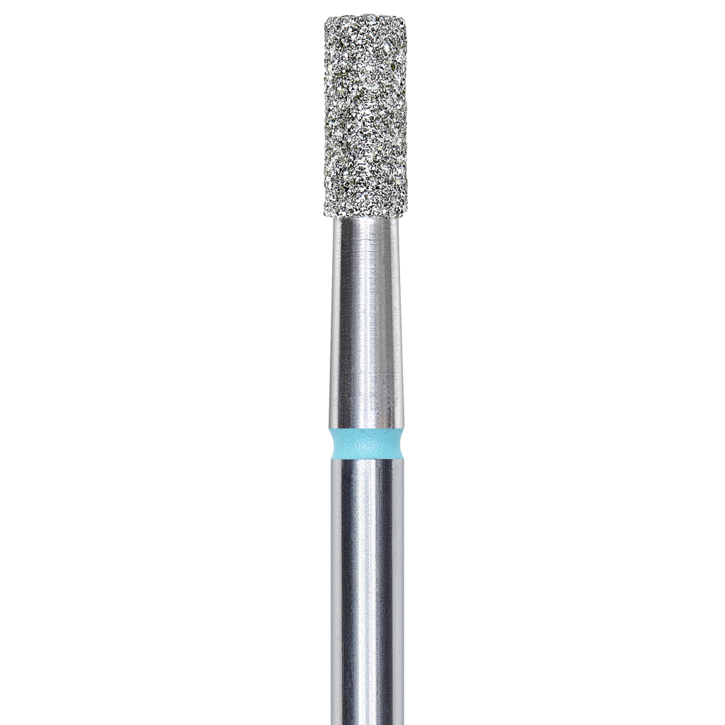 DIAMOND NAIL DRILL BIT, "CYLINDER", BLUE, HEAD DIAMETER 2.5/6MM (FA20B025/6) - STALEKS™