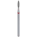 DIAMOND NAIL DRILL BIT, "FLAME", RED, HEAD DIAMETER 2.1/8MM (FA10R021/8) - STALEKS™