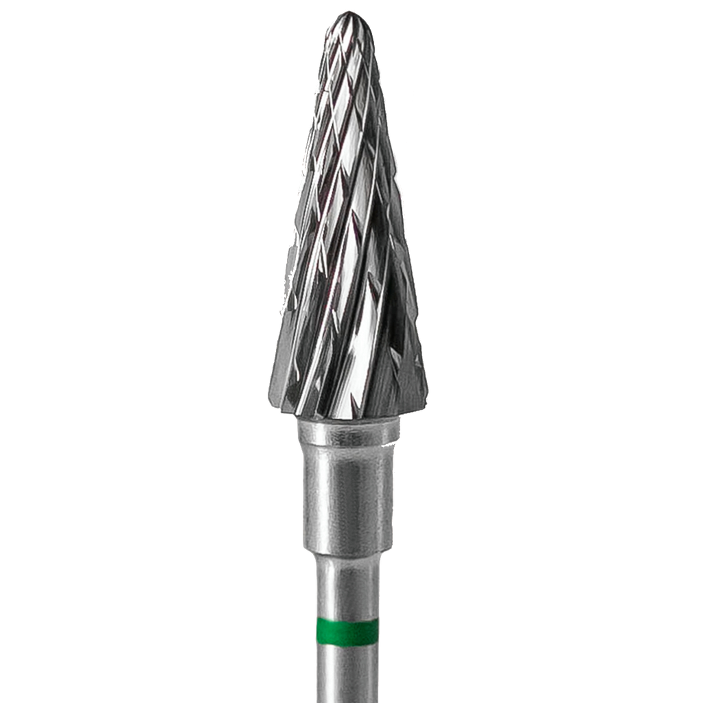 CARBIDE NAIL DRILL BIT, "CONE", GREEN, HEAD DIAMETER 6/14MM (FT71G060/14) (№70) - STALEKS™