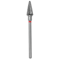 CARBIDE NAIL DRILL BIT, "CONE", RED, HEAD DIAMETER 6/14MM (FT71R060/14) (№82)- STALEKS™