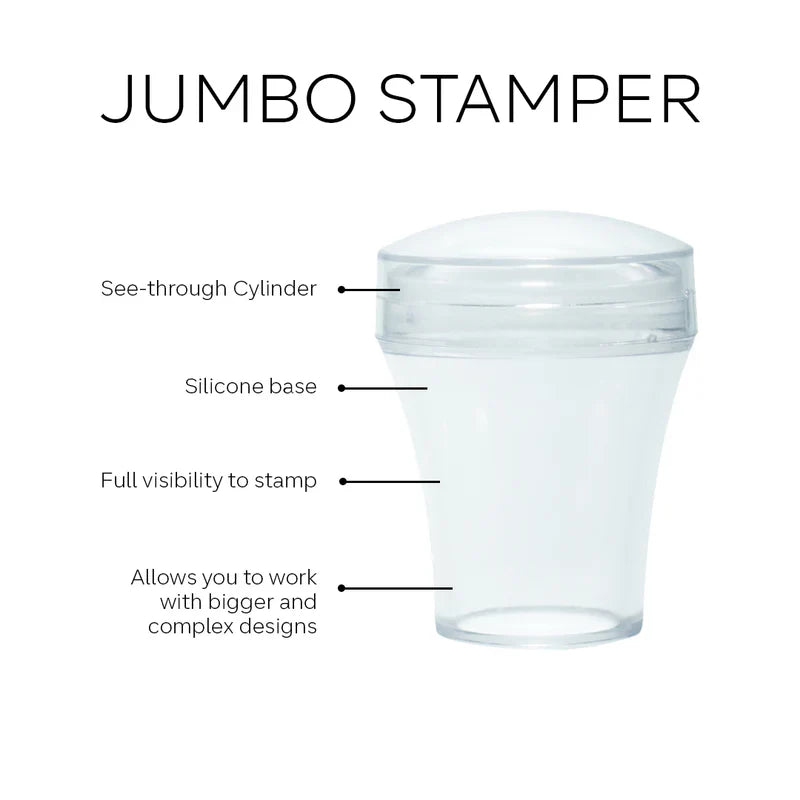 Pink Mask - Clear Jumbo Stamper