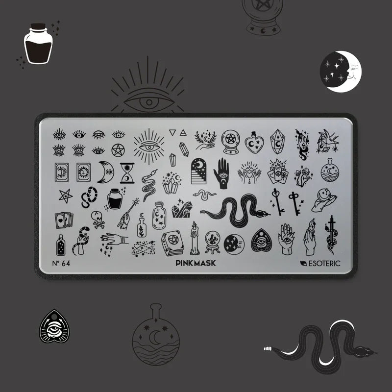 Pink Mask - Stamping Plate Esoteric #64