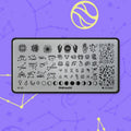 Pink Mask - Stamping Plate Zodiac #62