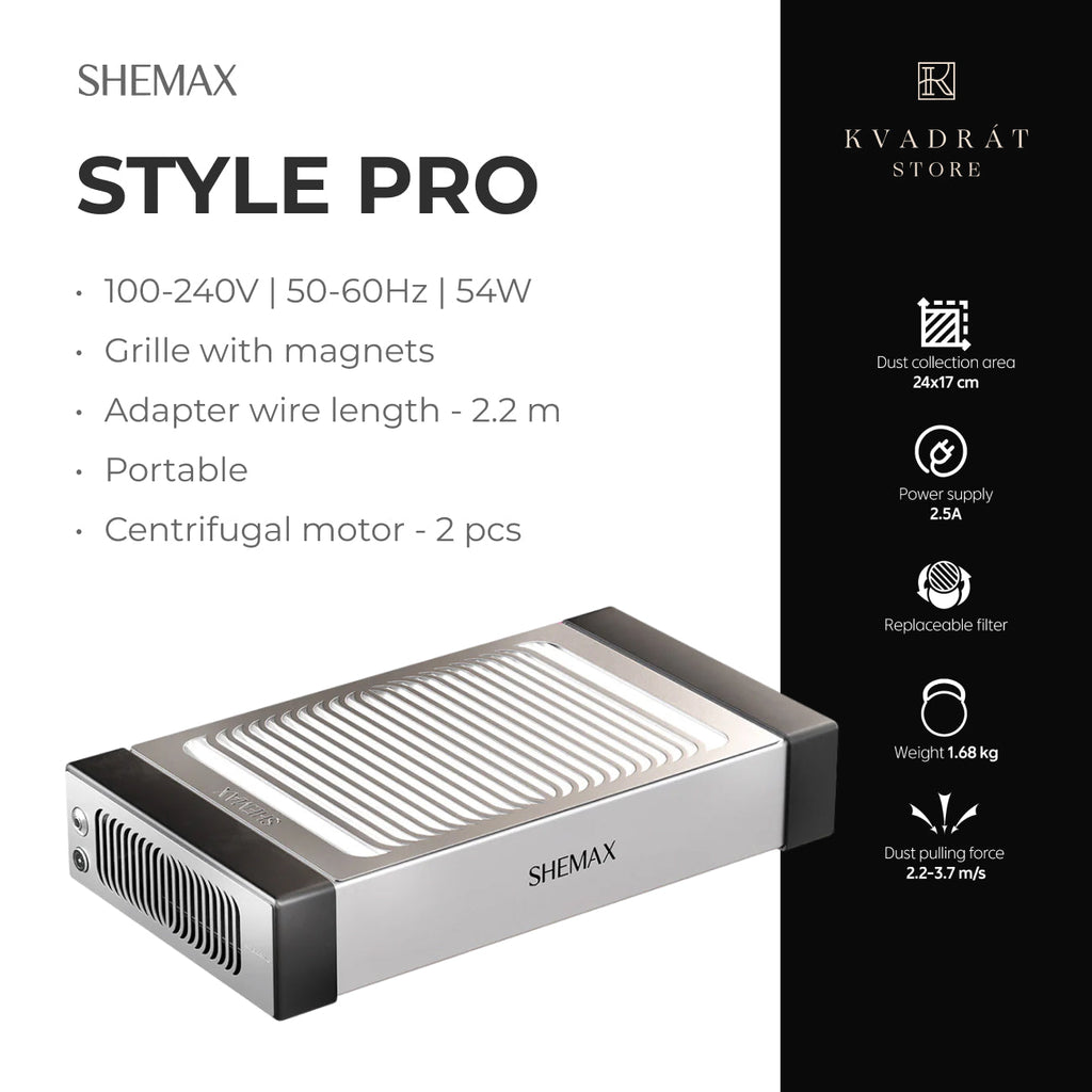 SHEMAX Style Pro Green Nail Dust Collector