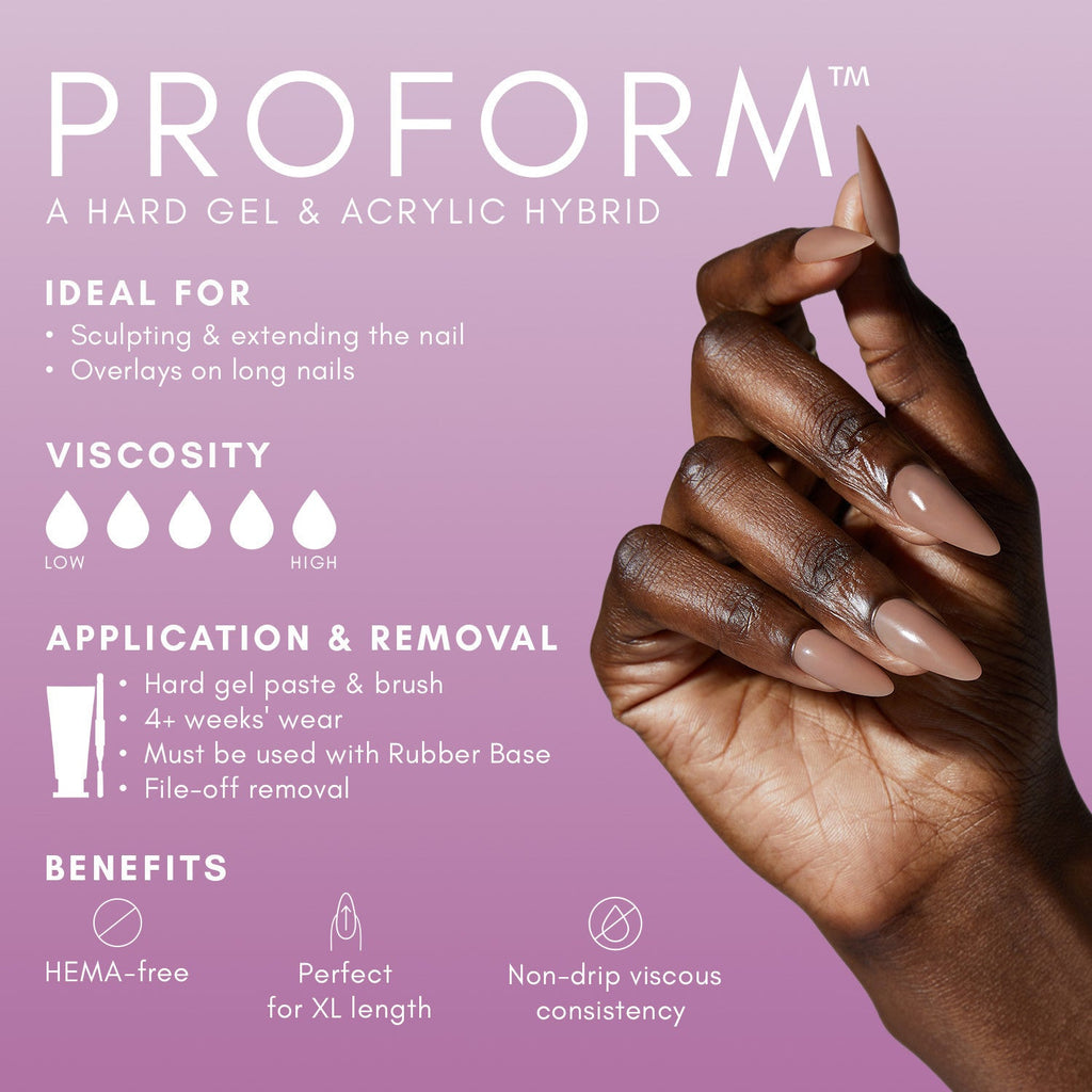 The GelBottle ProForm Pink Star PolyGel, 45g Baby Pink Gel & Acrylic Hybrid